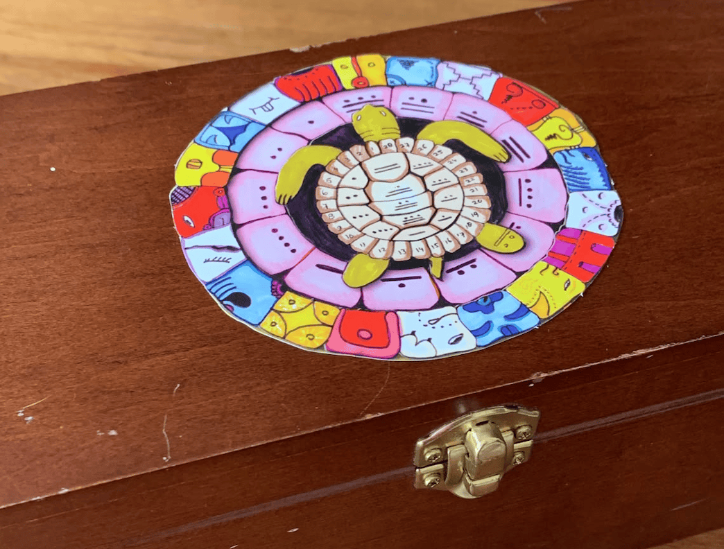 maya astrologie maya zegel doos
